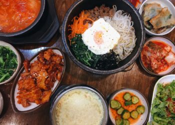 Korean foods bibimbap