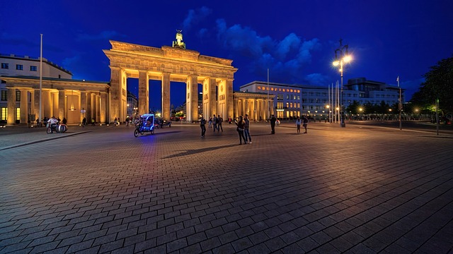 Brandenburg Gate by night