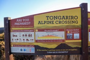 Tongariro Alpine Crossing in New Zealand