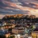 Athens night view