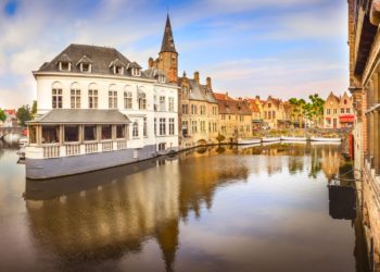 Canals in Bruges, Belgium
