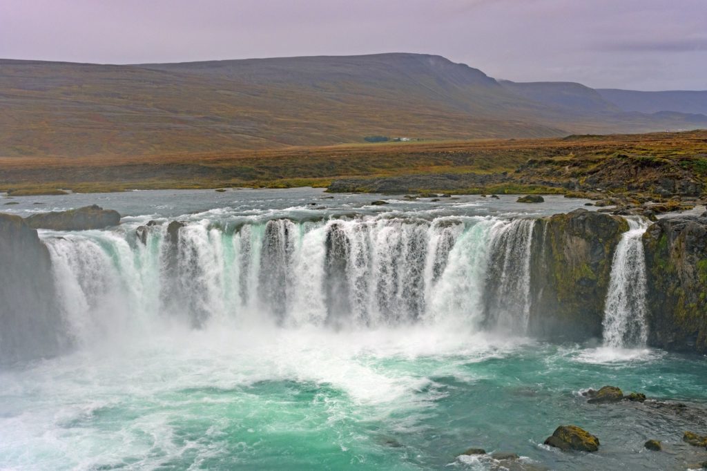 Godafoss Falls in Iceland