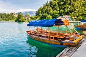 pletnas in Lake Bled
