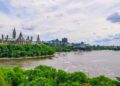 Ottawa Cityscape wide view summer time