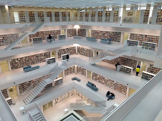places to visit in Stuttgart_library