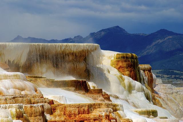 best places to visit in montana_ Mammoth Hot Springs