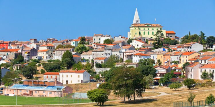 Cityscape of Vrsar, Istria, Croatia