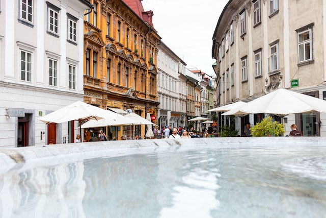 Food and Drink in Ljubljana_fountain
