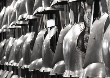 Rows of Armor in the Tower of London