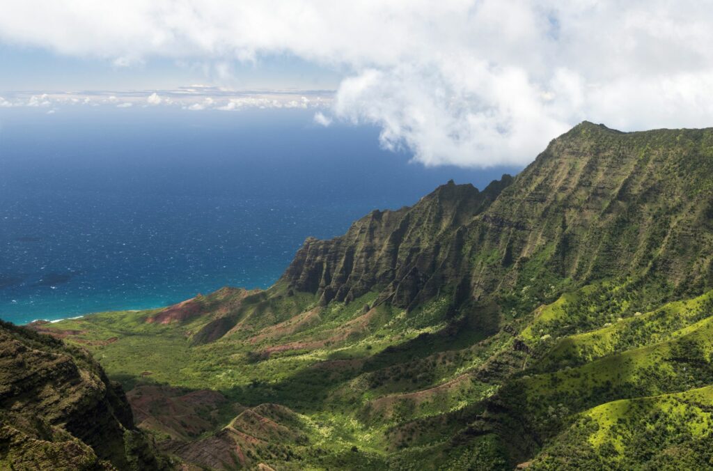 Scenic Kalalau Trail in Hawaii