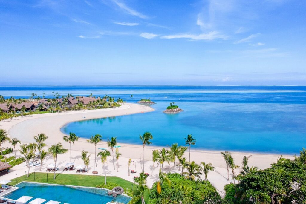 Fiji Island's luxurious beach resort