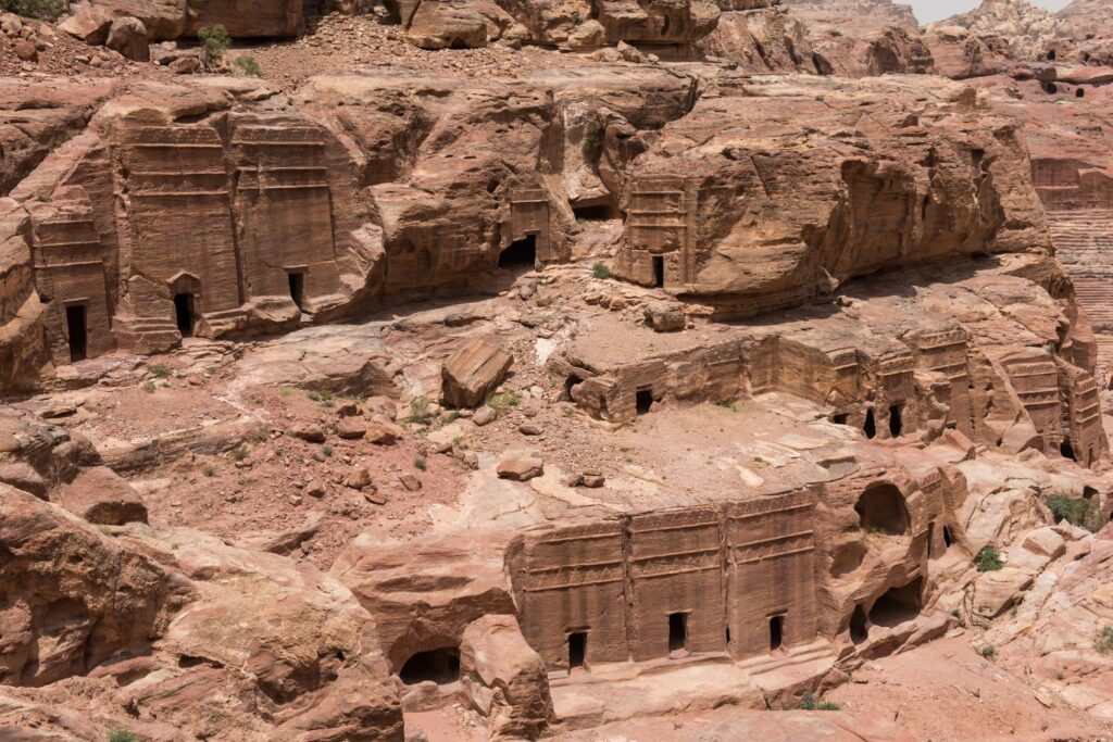 Historical and Architectural Sights in the Middle East: Royal Tomb, Petra, Jordan (Source: Canva)