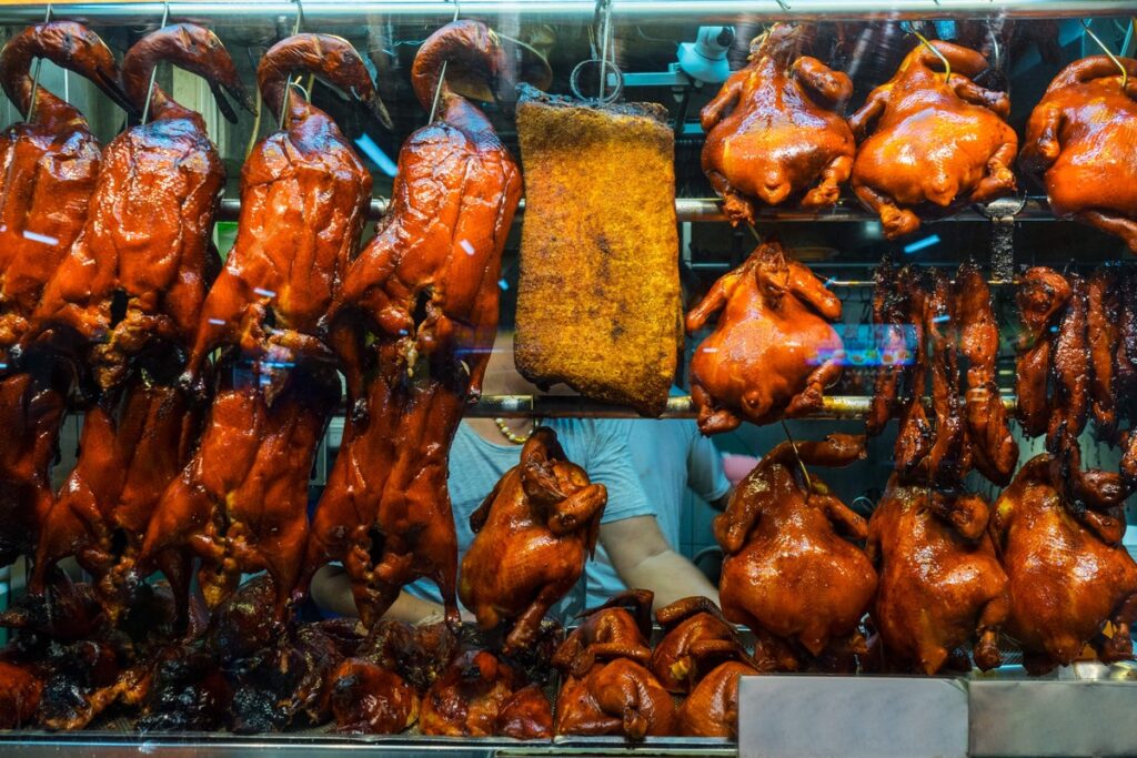 roast duck - foods in hong kong