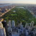 Picture of New York looking over central park