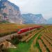 Mezzocorona, Trentino, Italy - Train in Italy