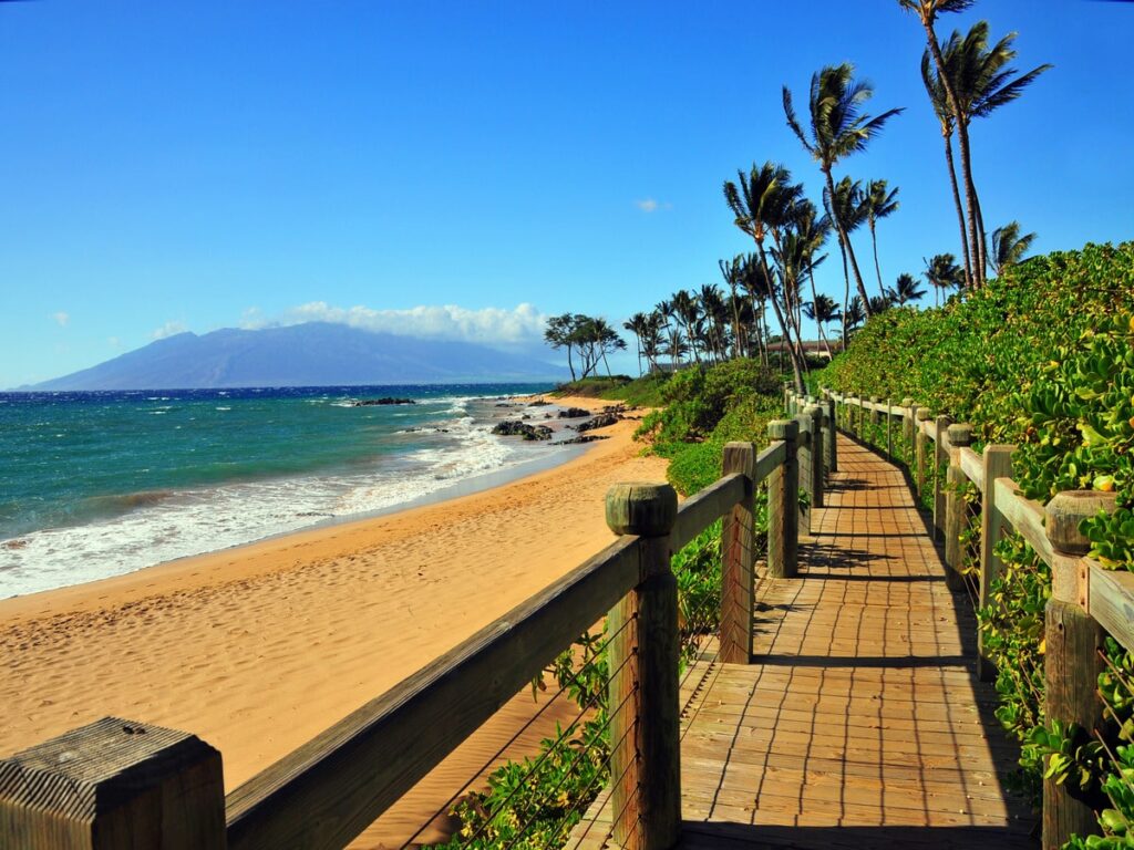 Wailea Beach Pathway, Maui Hawaii