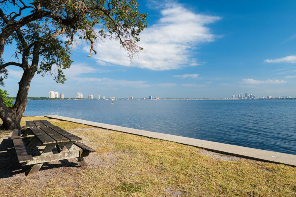 stunning view of best parks in tampa at ballast point park