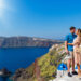 Stunning view of Santorini island for a memorable wedding anniversary getaway