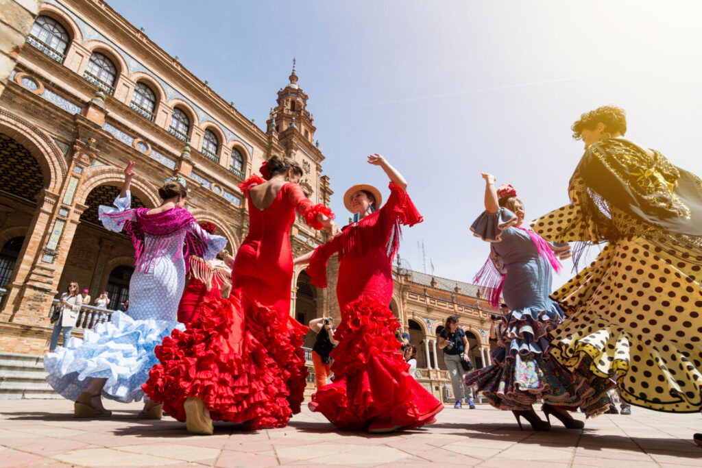 best day trip from madrid - flamenco on plaza de espana