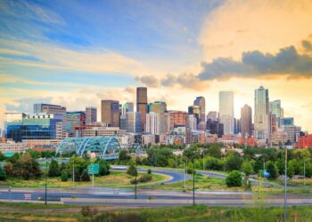 Denver skyline - Romantic Things to Do in Denver