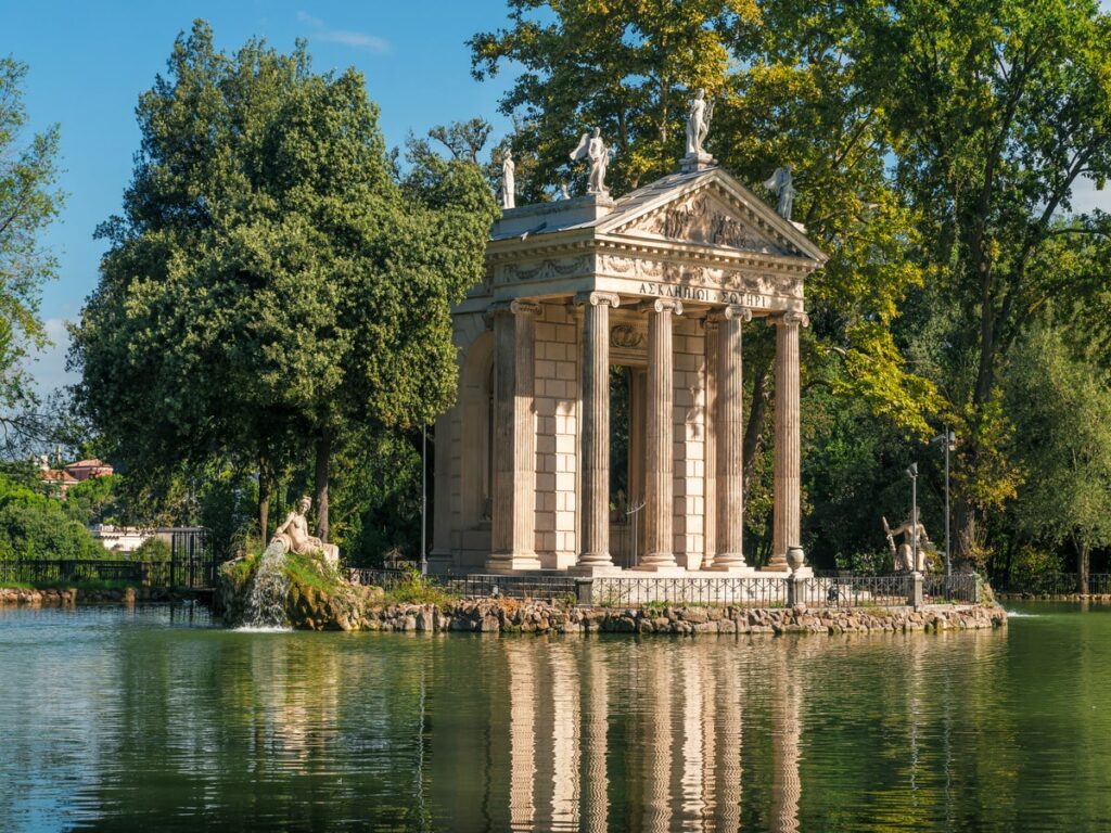 Villa Borghese Gardens, Italy Capital