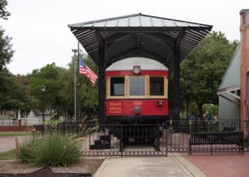 Interurban Railway Museum. The building served as a primary stop on the Texas Electric Railway from Denison to Dallas beginning in 1908.
