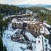 Aerial Photo of Northstar Resort, Lake Tahoe. One of the Ski Resorts in California-Nevada Border