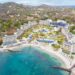 Aerial Shot of St. Lucia Hotels
