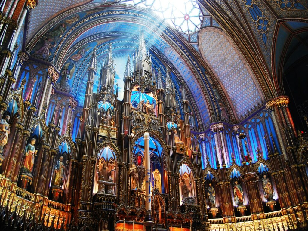 Altar of Montreal Notre-Dame Basilica