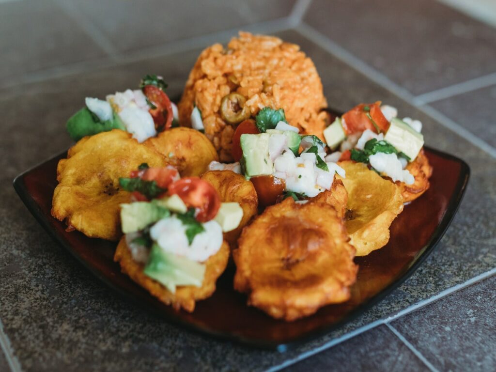 Ceviche and Tostones
