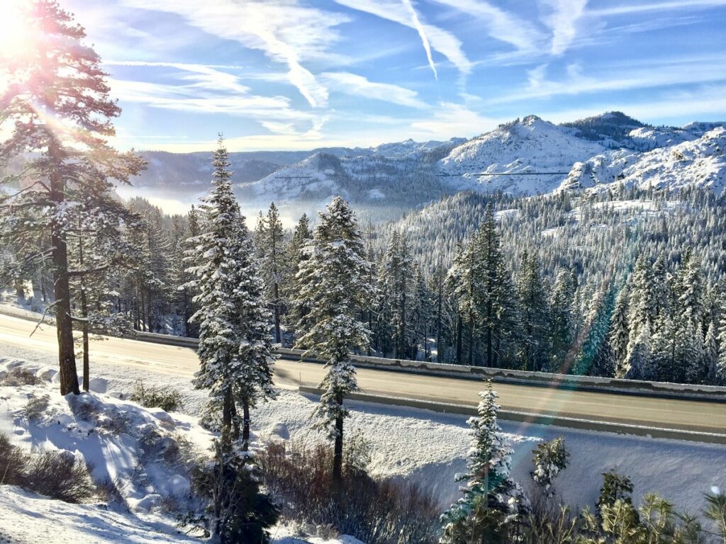 Donner Pass weather during spring