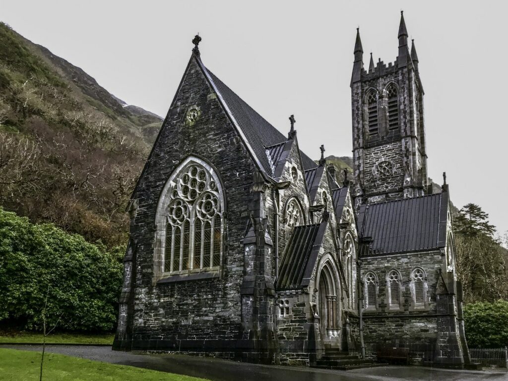 Gothic Church at Kylemore Abbey