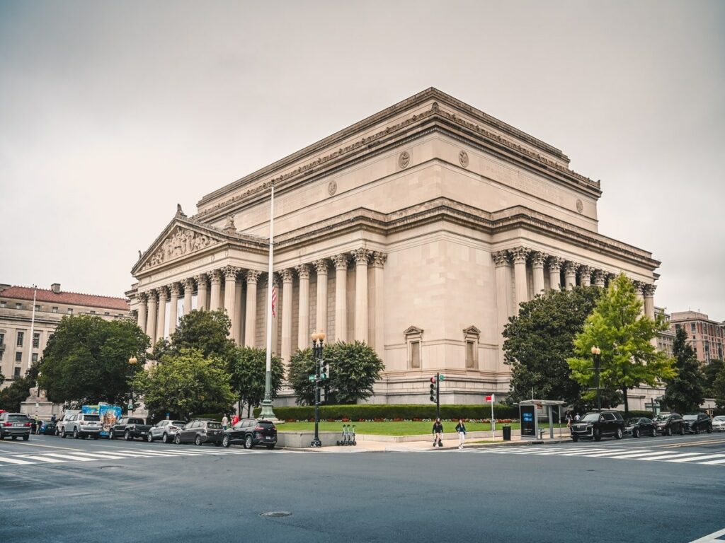 National Archives and Records Administration in Washington DC