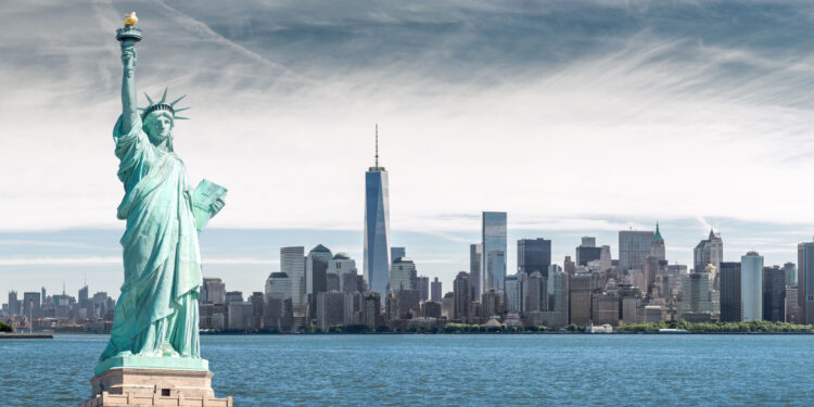 the statue of liberty, one of the best places to visit in may in usa