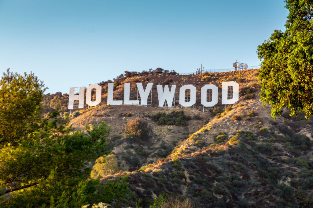 Hollywood Sign  in Los Angeles, California