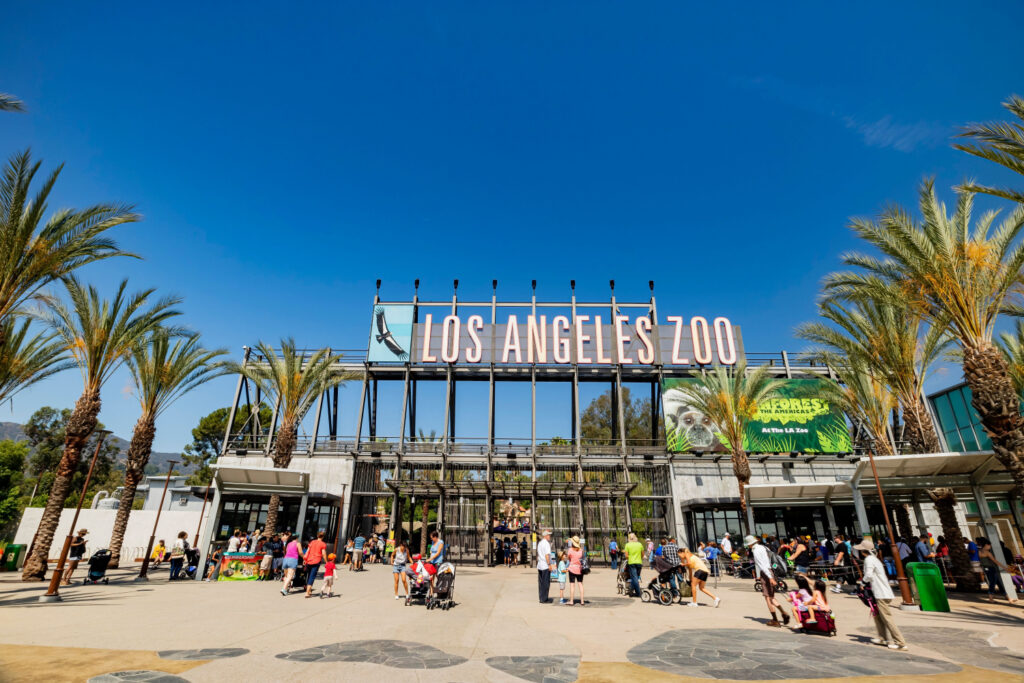 Entrance of Los Angeles Zoo