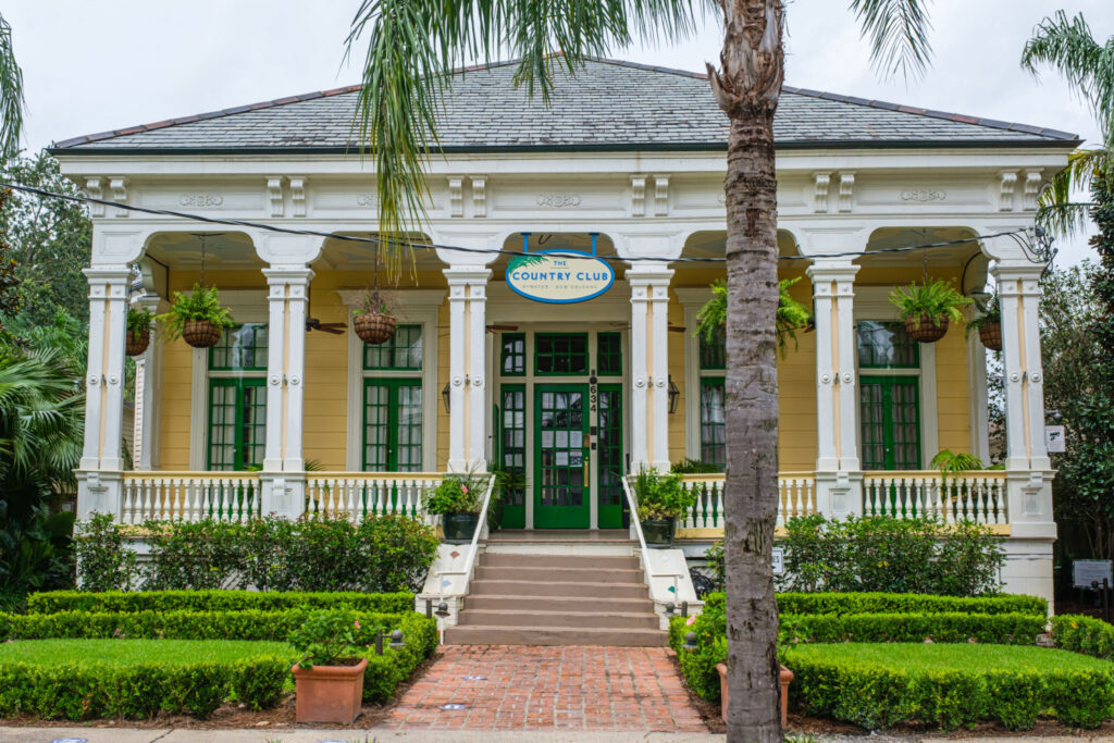 the country club restaurant located in the bywater neighborhood