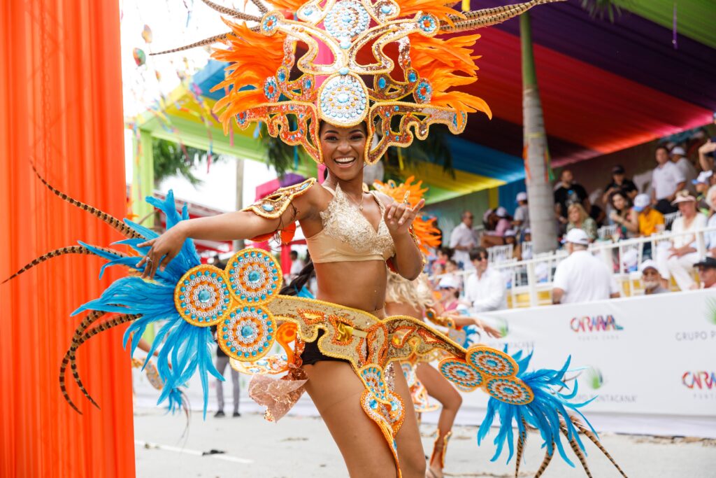 Dominican Republic Punta Cana Annual Carnival.  Aleksandr Rybalko/Shutterstock