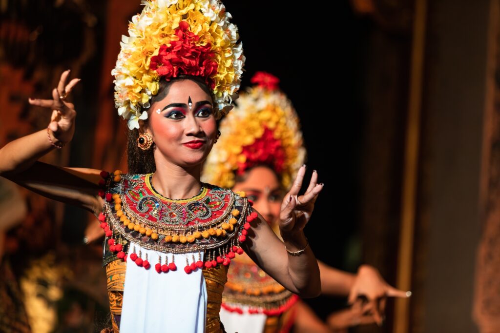 Traditional Balinese dancers perform at Ubud Palace.  rhys logan/Shutterstock